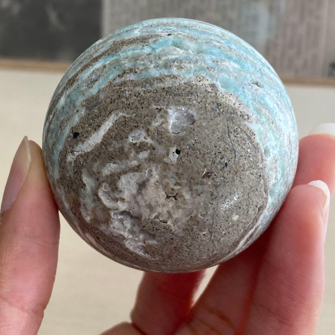 NA春セール ヘミモルファイト 天然石 スフィア イルカ台座 セット