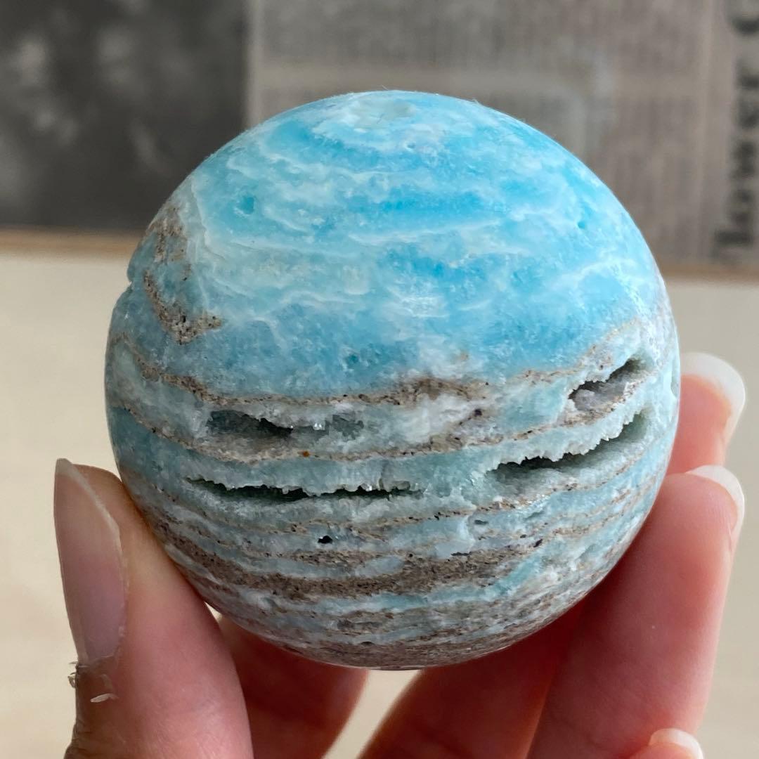 NA春セール ヘミモルファイト 天然石 スフィア イルカ台座 セット