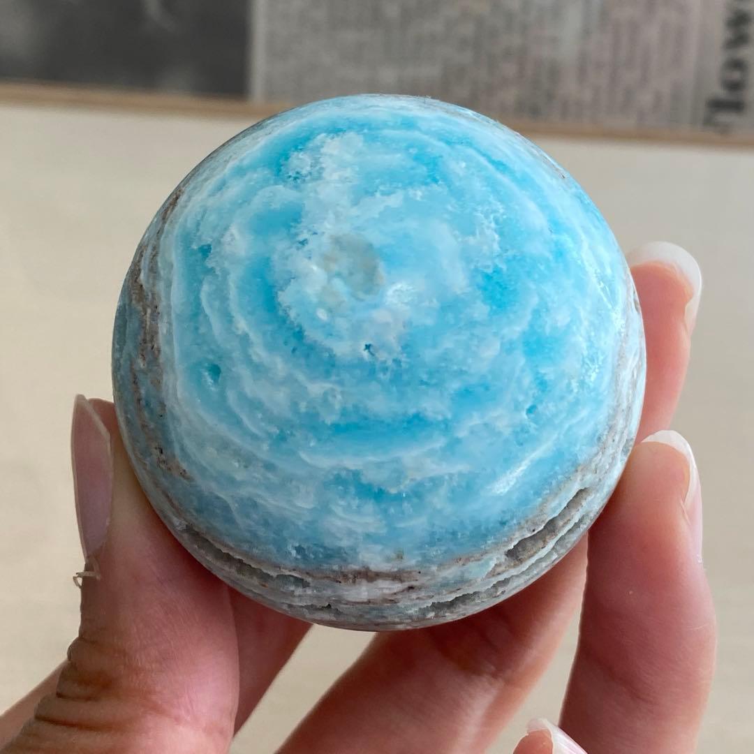 NA春セール ヘミモルファイト 天然石 スフィア イルカ台座 セット