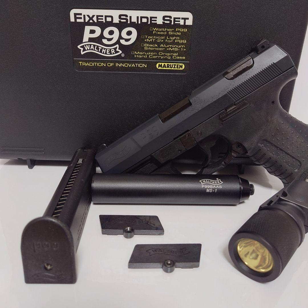 【開封品・ジャンク扱い】P99 WALTHER FIXED SLIDE ガスガン