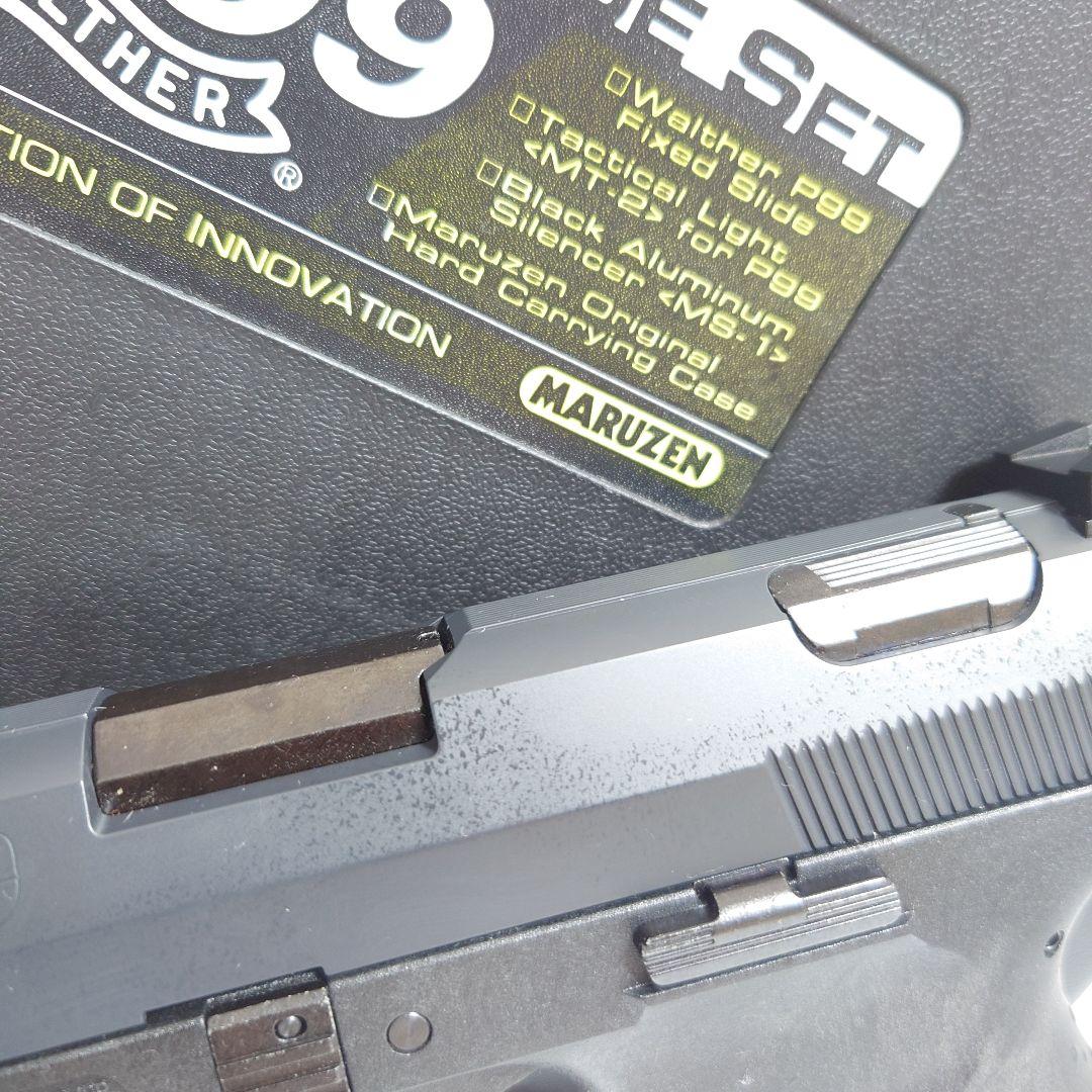 【開封品・ジャンク扱い】P99 WALTHER FIXED SLIDE ガスガン