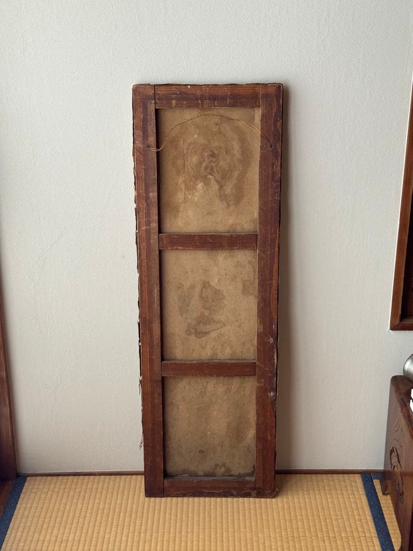 アンティーク 伝統的油彩画 人物像