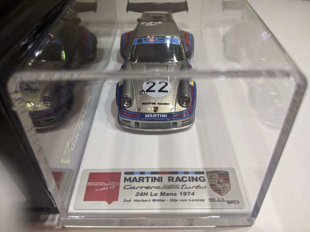 アイドロン 1/43 ポルシェ911カレラRSRターボ マルティニレーシング