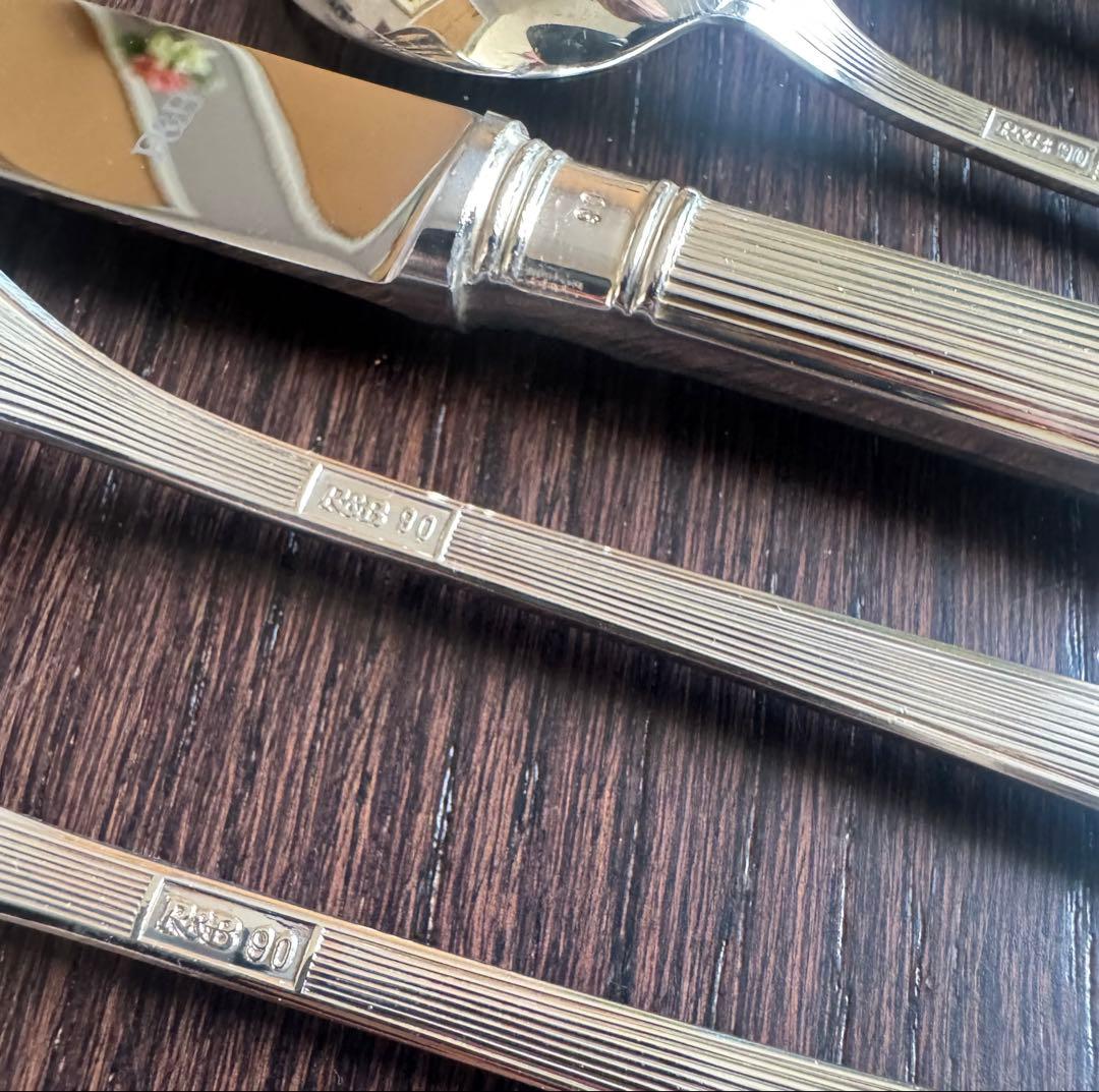②ROBBE&BERKING ロベ＆バーキング シルバーコーティング 5本セット