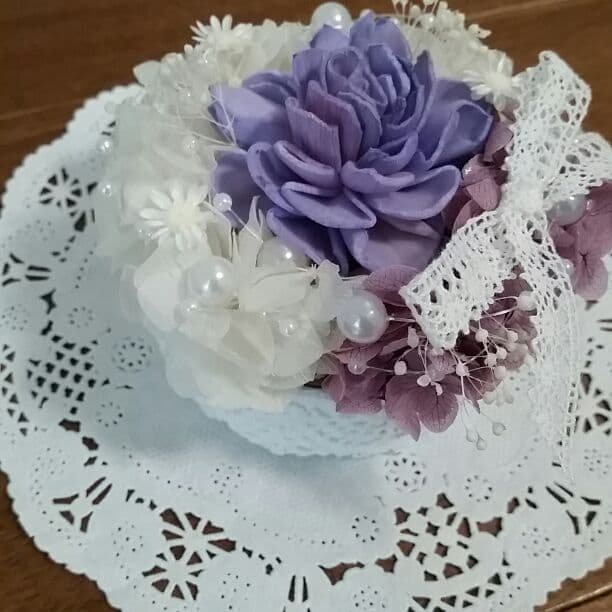 いおみく様☆おまとめ☆リメ缶アレンジ☆ホワイトパープル