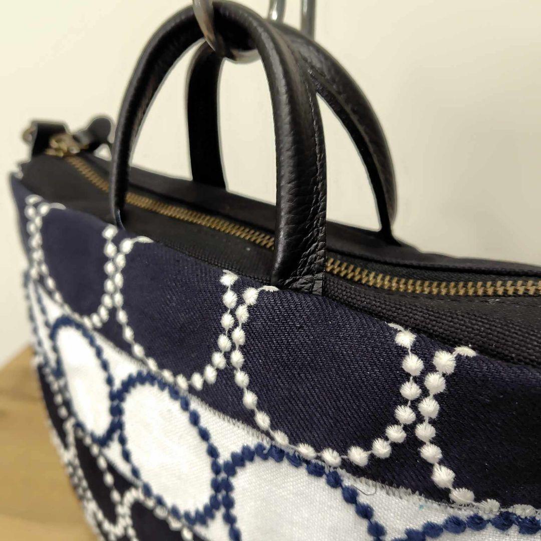 さ*ん様 ミナペルホネン/tambourineタンバリンネイビー×白ライン/ロン