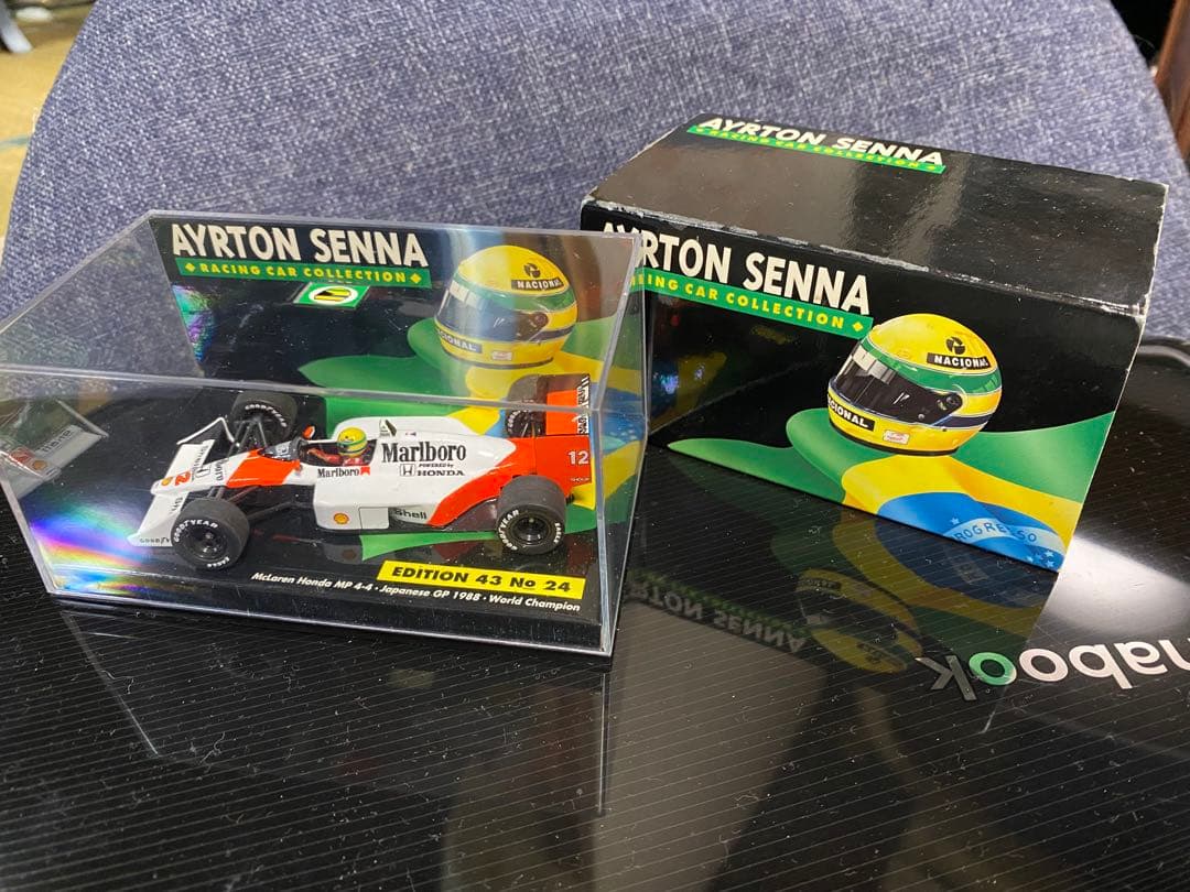 1/43 マクラーレンMP4/4ホンダ #12 A.セナ ワールドチャンピオン