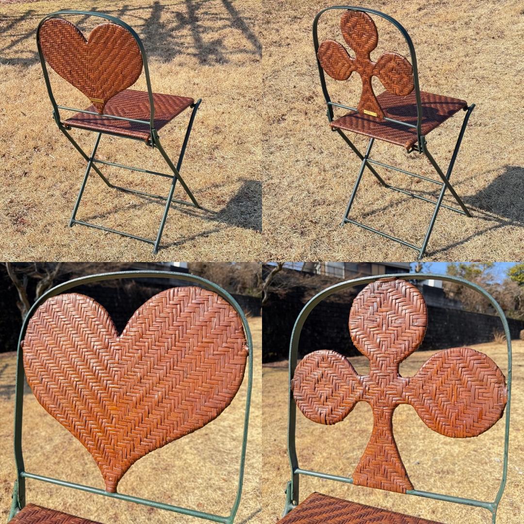 貴重！　アンジャルダンオンプリュ　フランス製　ガーデンテーブル・チェア２脚