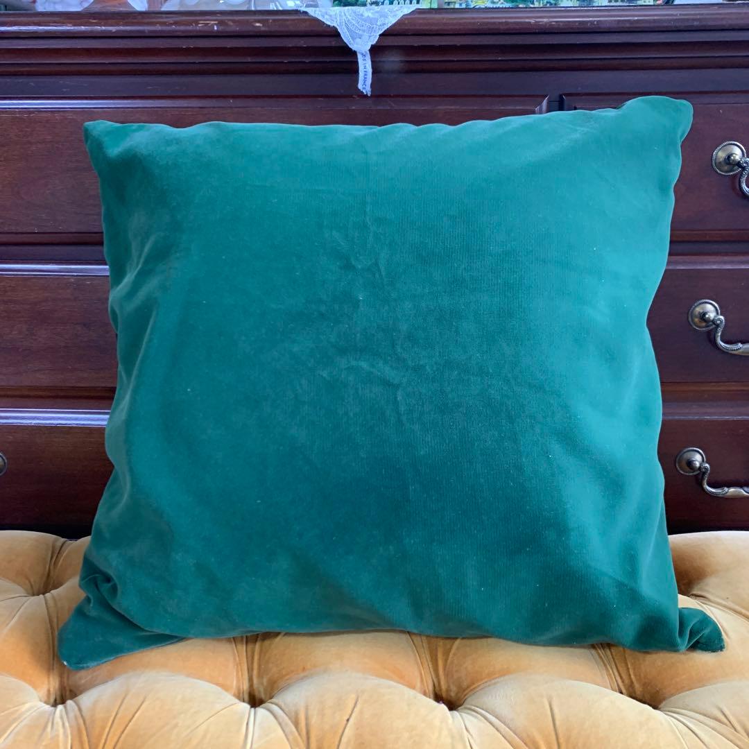 フランスで購入生地使用★クッションカバー