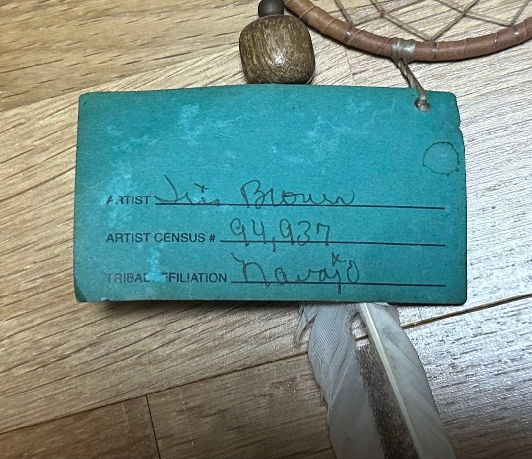 ネイティブアメリカン作☆ドリームキャッチャー