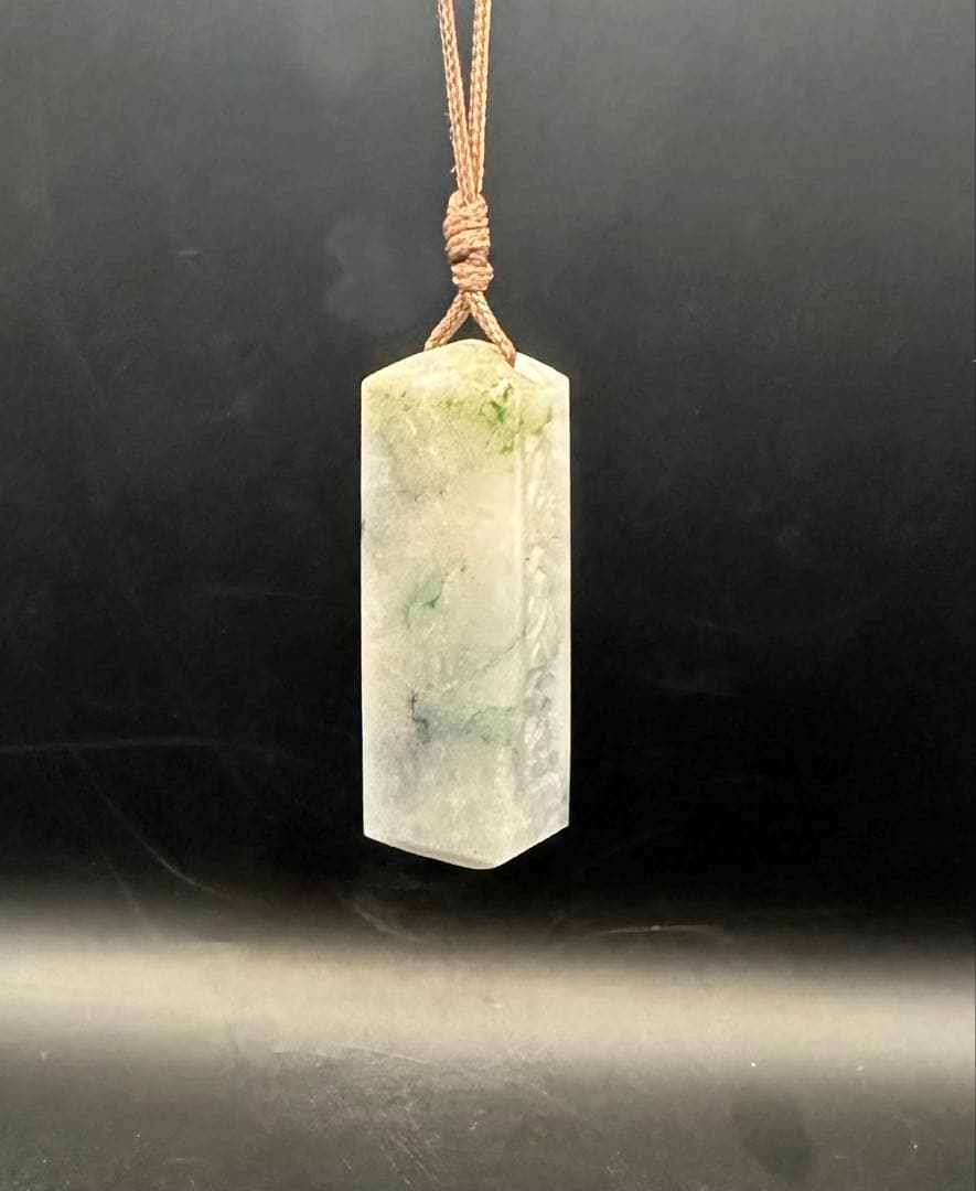 2025.4.17最強仏御守　極品霊玉糸魚川最上級ロウカン氷翡翠