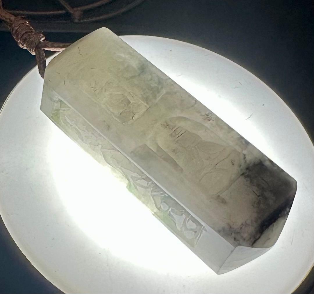 2025.4.17最強仏御守　極品霊玉糸魚川最上級ロウカン氷翡翠