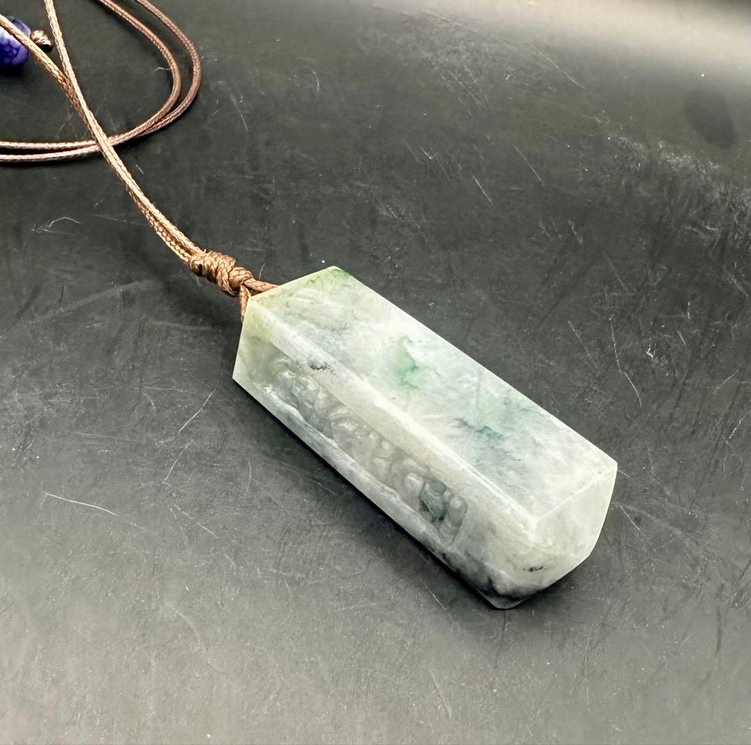 2025.4.17最強仏御守　極品霊玉糸魚川最上級ロウカン氷翡翠