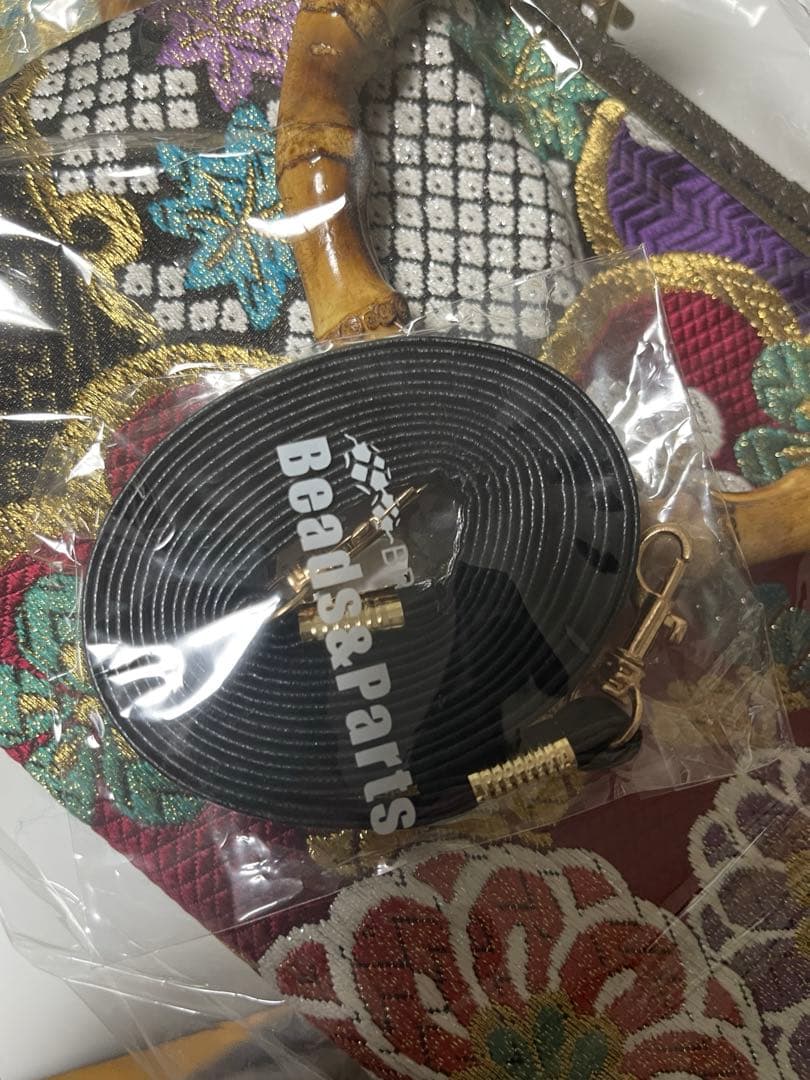 1点物！帯リメイク がま口バッグ 成人式 結婚式 パーティー 3way