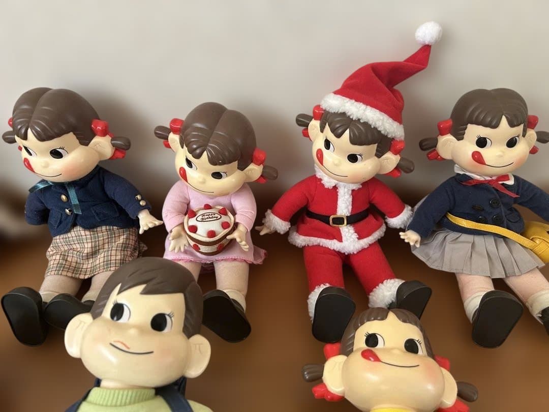 ペコちゃん　ポコちゃん　人形9体セット
