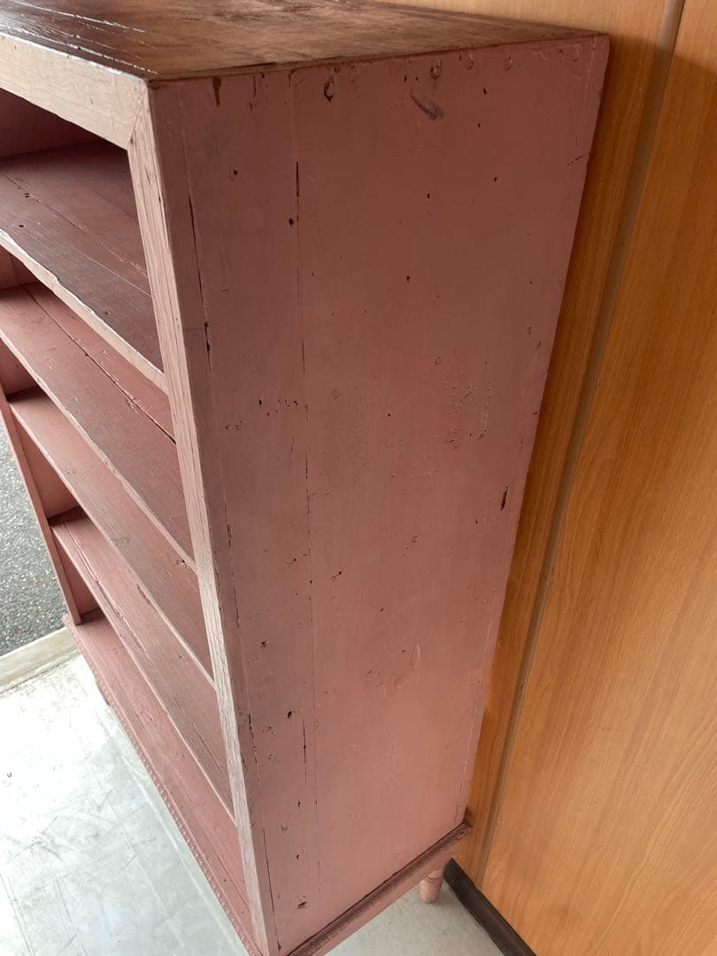 オープンシェルフ フレンチ カントリー ブロカント ブックシェルフ シャビー 棚