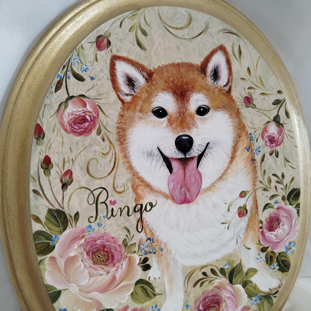 柴犬 Ringo 手描きアート