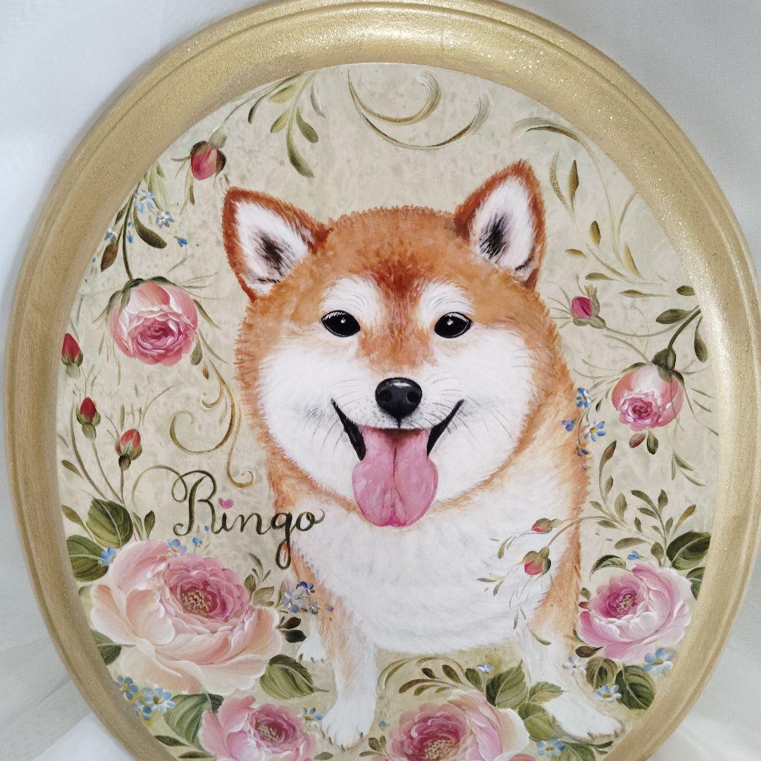 柴犬 Ringo 手描きアート