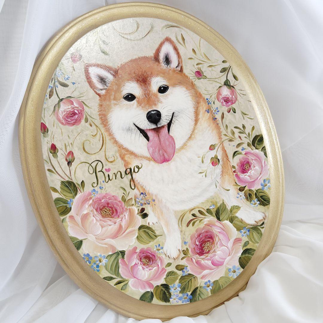 柴犬 Ringo 手描きアート
