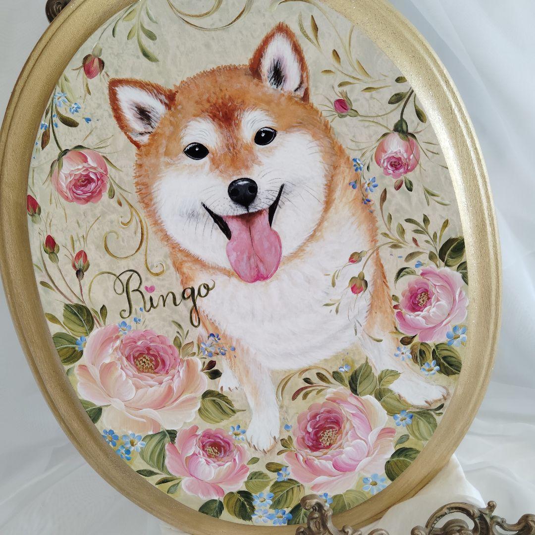 柴犬 Ringo 手描きアート