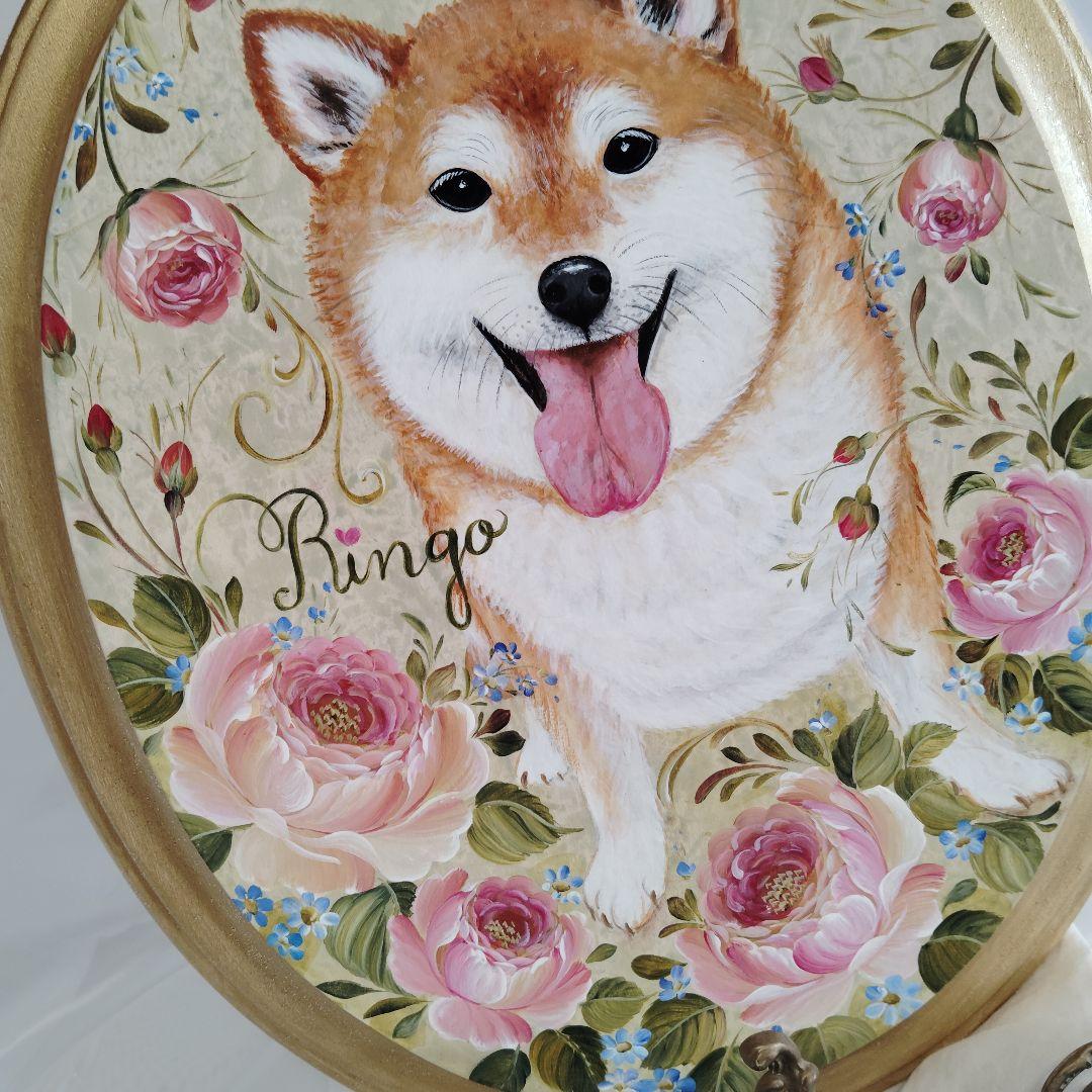柴犬 Ringo 手描きアート