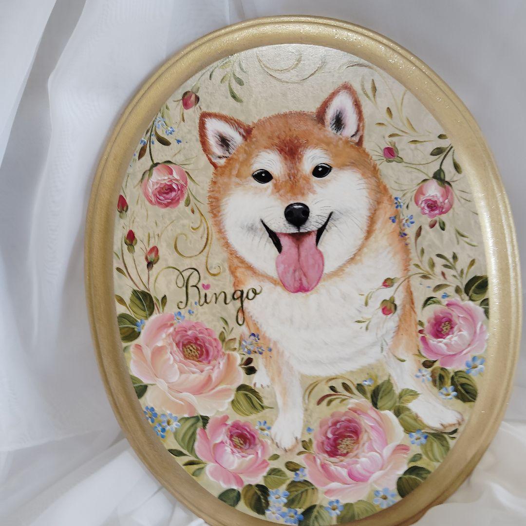 柴犬 Ringo 手描きアート