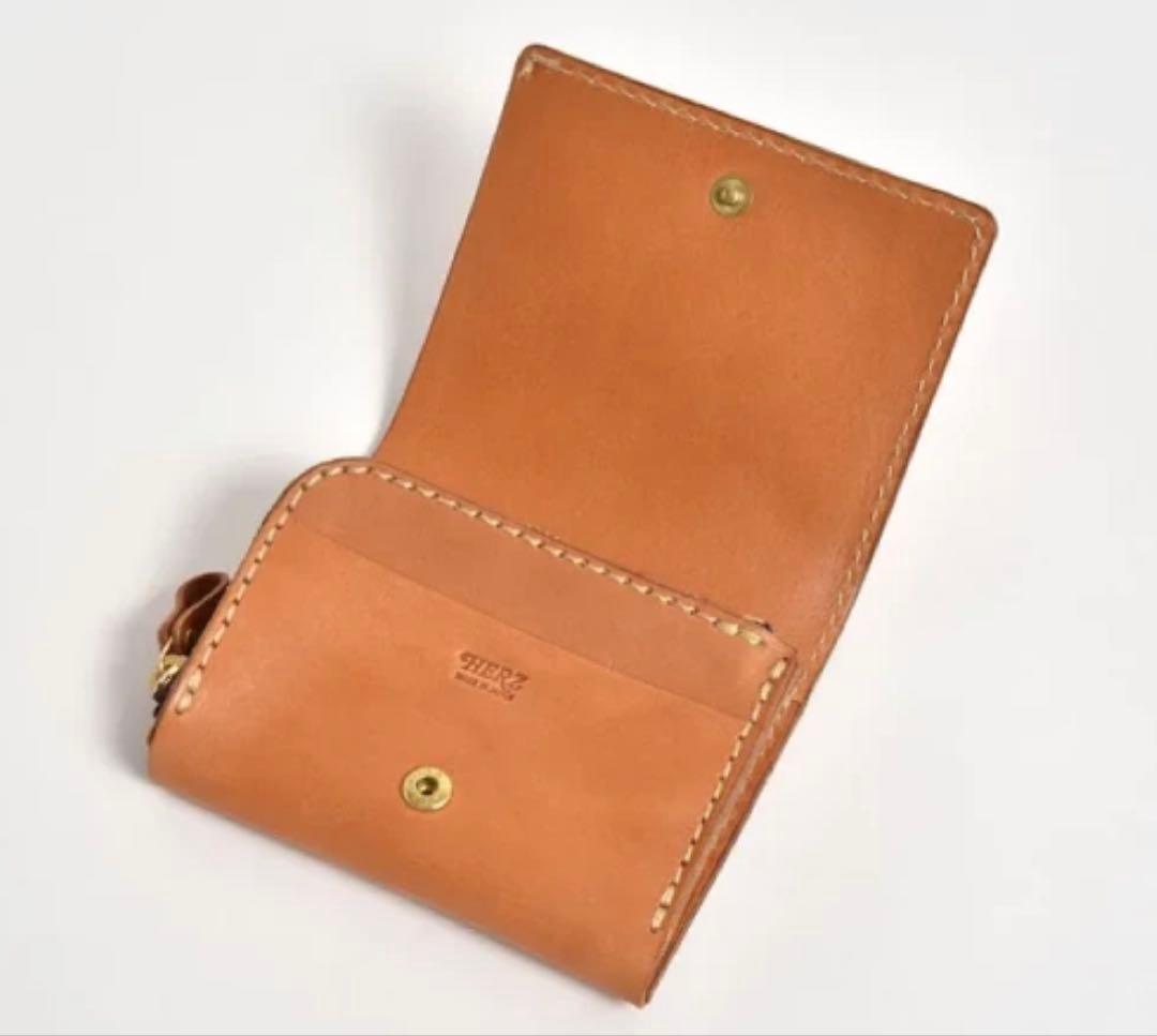 【HERZ】　本革　二つ折り財布