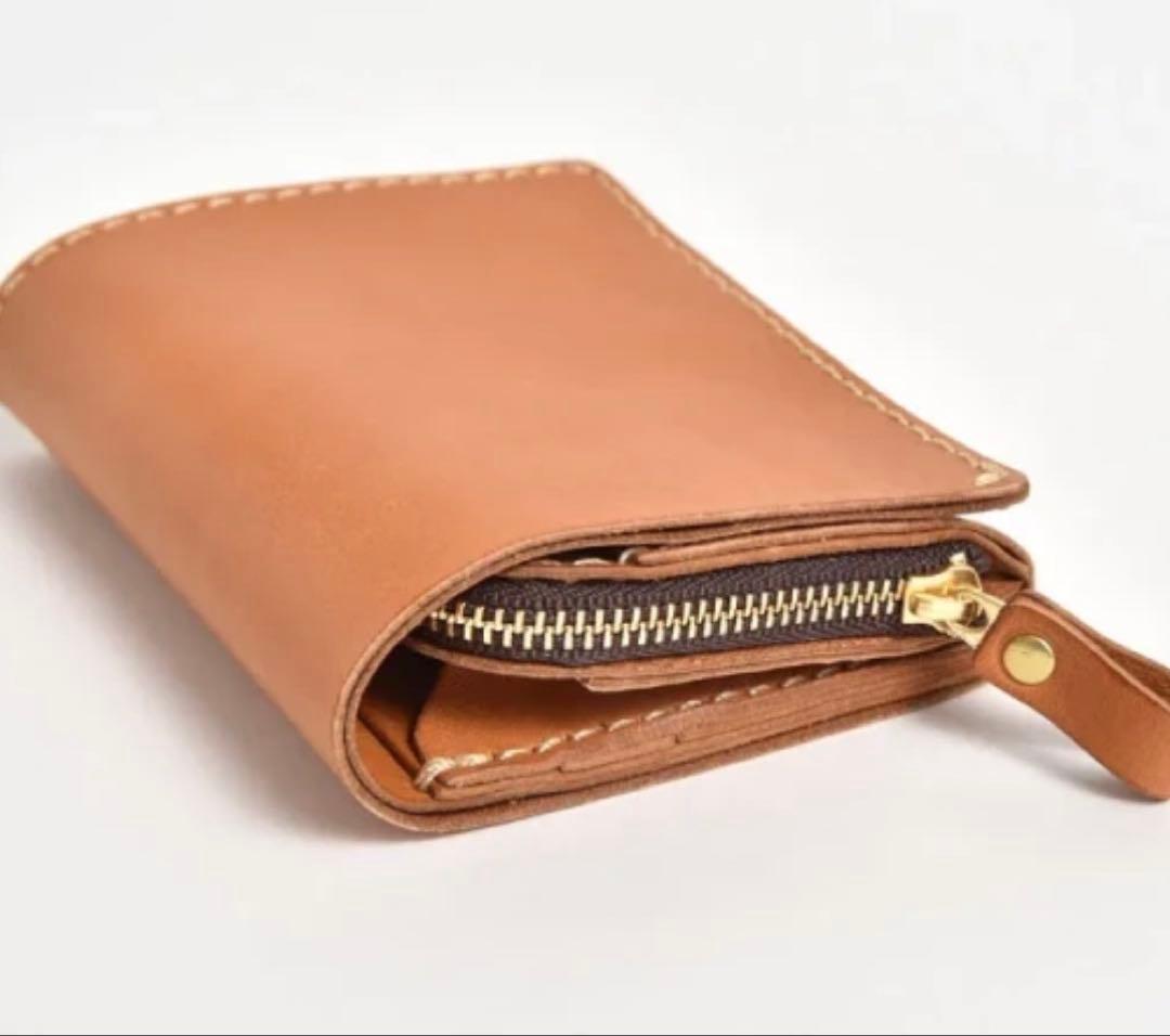 【HERZ】　本革　二つ折り財布