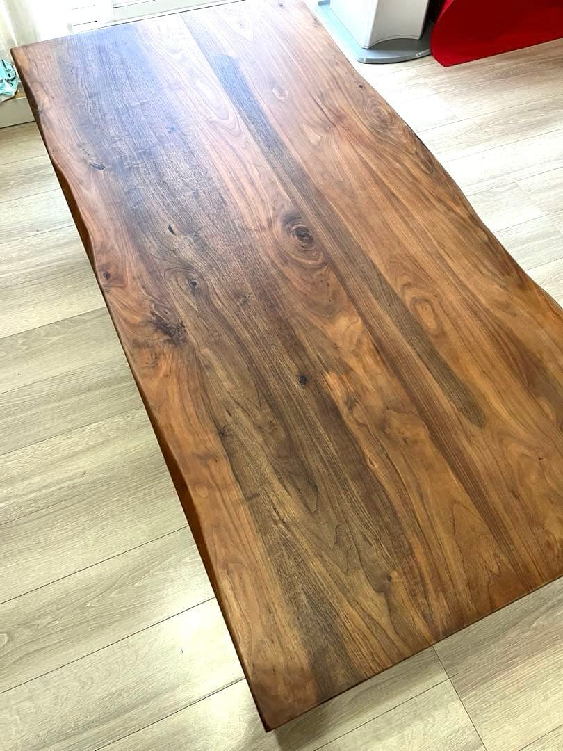 無垢材 座卓 150cm 色ウォールナット｜大阪府｜引き取り限定