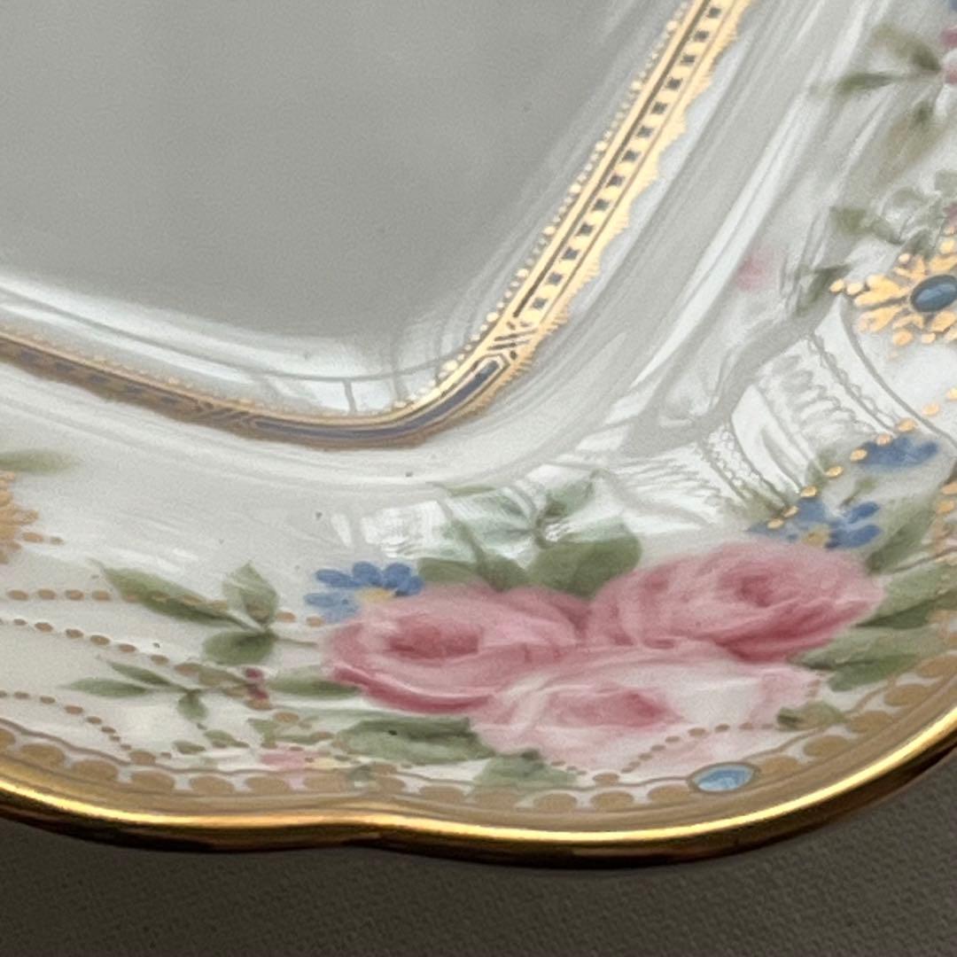 ノリタケ アフロディーテ 廃盤 スクエア プレート 皿