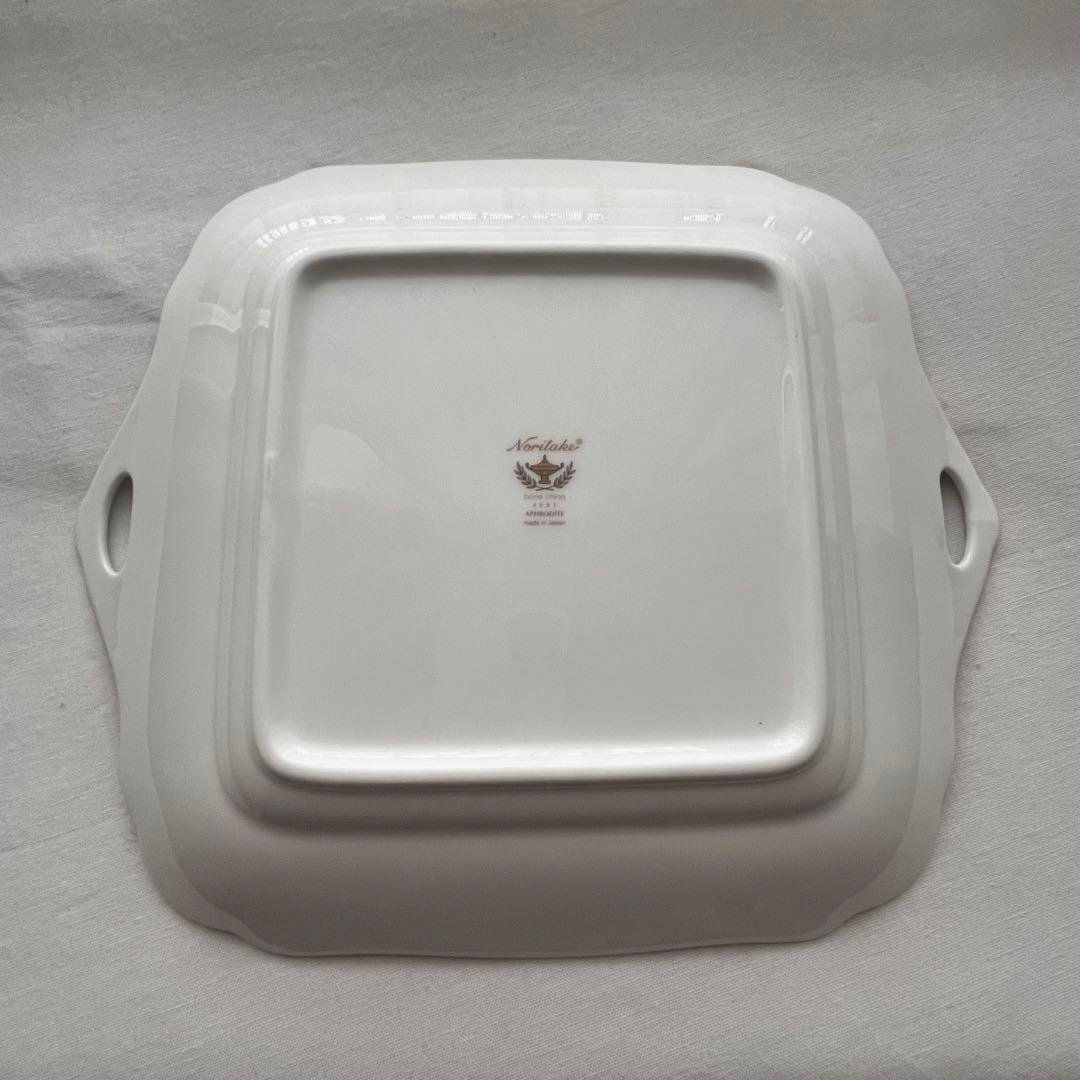 ノリタケ アフロディーテ 廃盤 スクエア プレート 皿