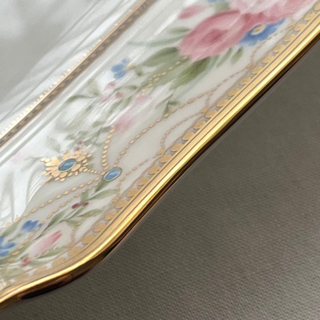 ノリタケ アフロディーテ 廃盤 スクエア プレート 皿