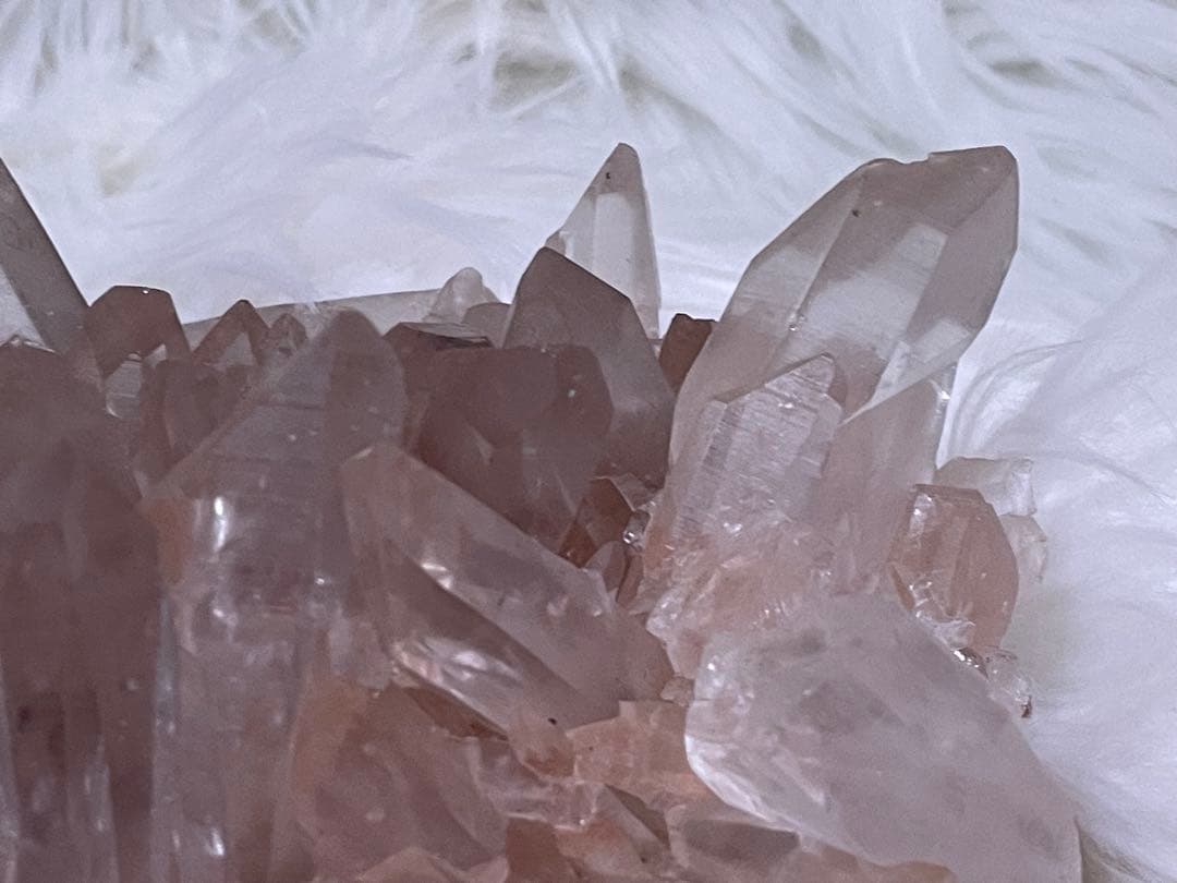 ピンクマニカラン水晶クラスター　約3.3kg