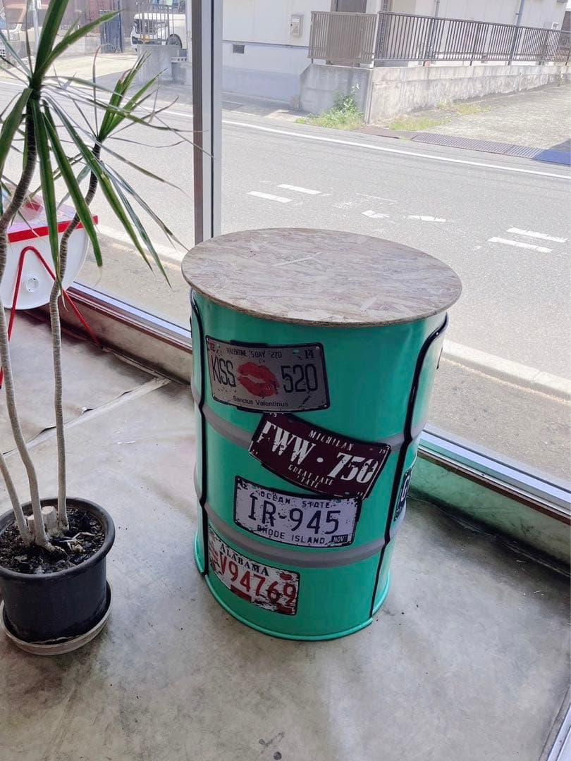 ドラム缶リメイクテーブル&チェアセット