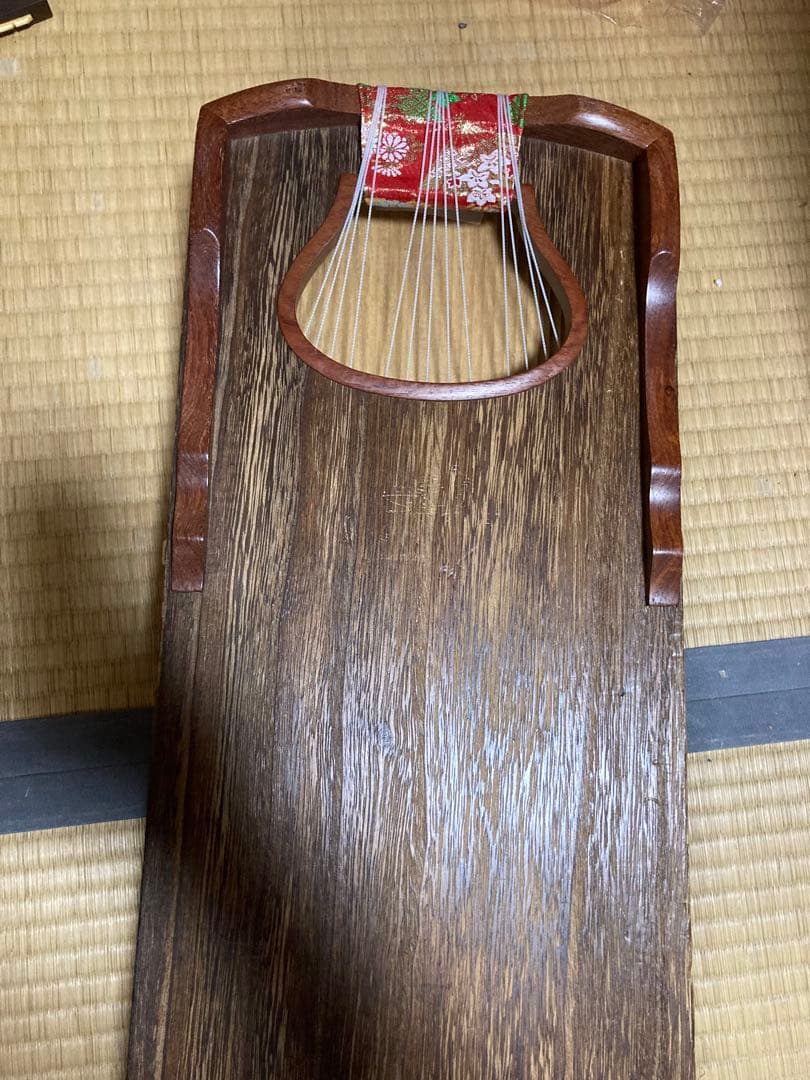 箏セット　すだれ彫　送料込み