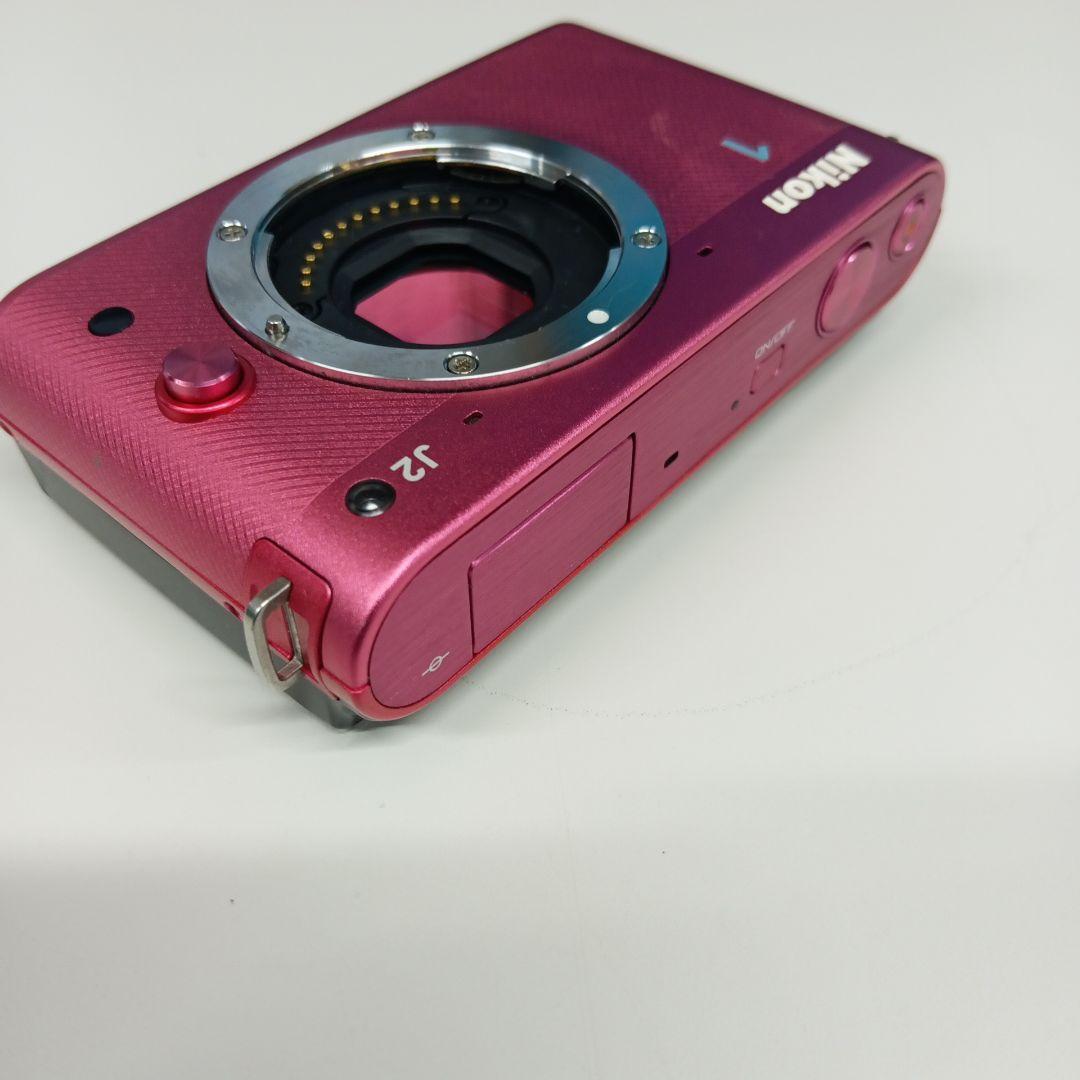 メ*き様 Nikon 1 J2 ピンク 10-30mmレンズ付き