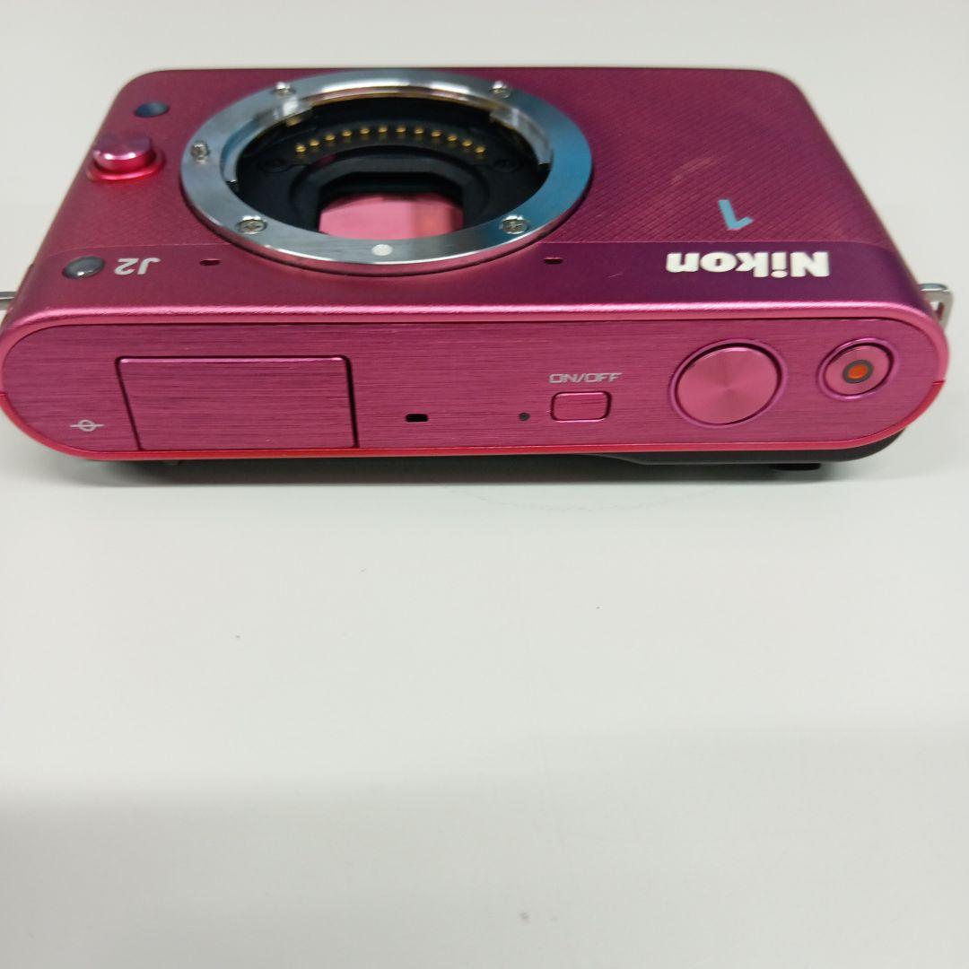 メ*き様 Nikon 1 J2 ピンク 10-30mmレンズ付き