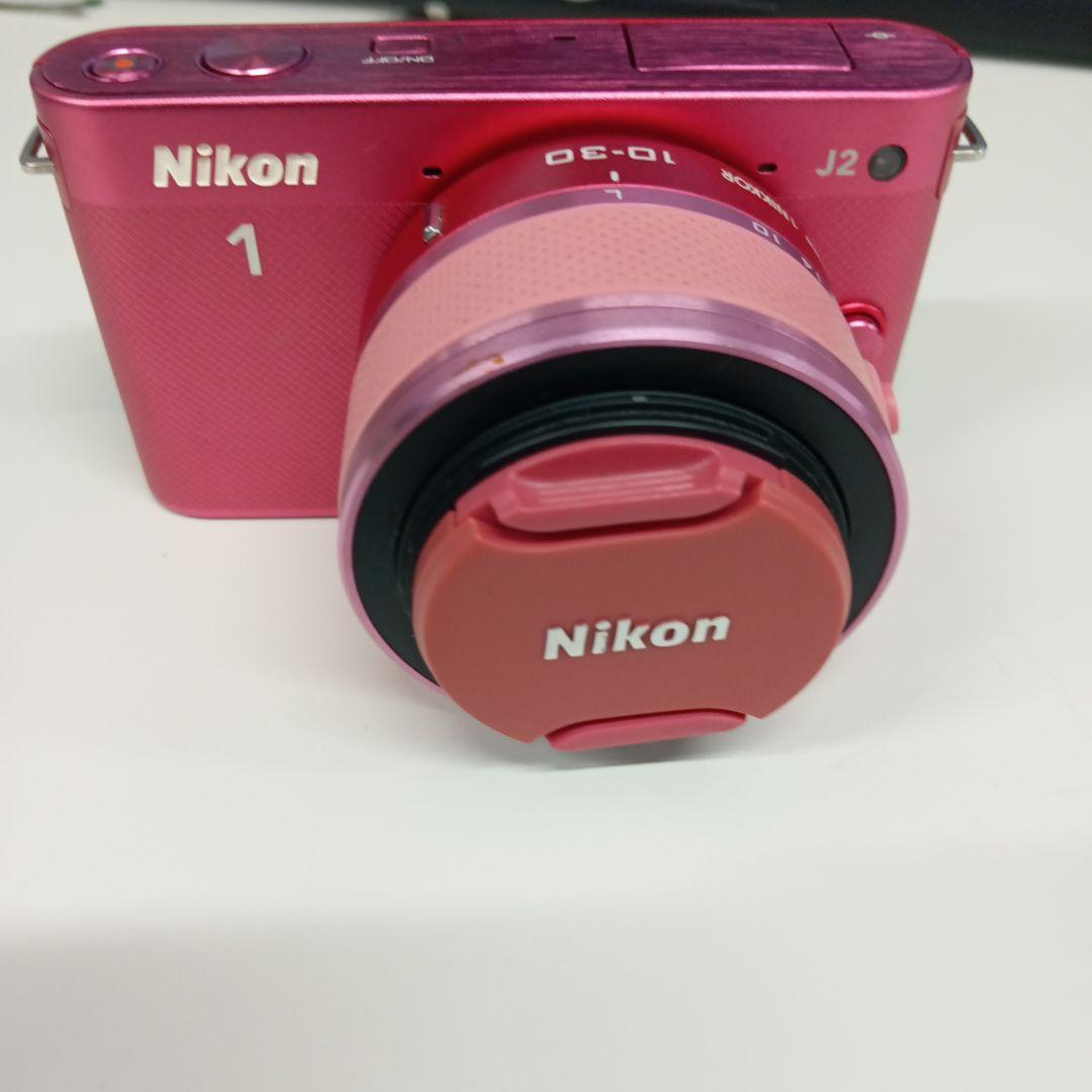 メ*き様 Nikon 1 J2 ピンク 10-30mmレンズ付き