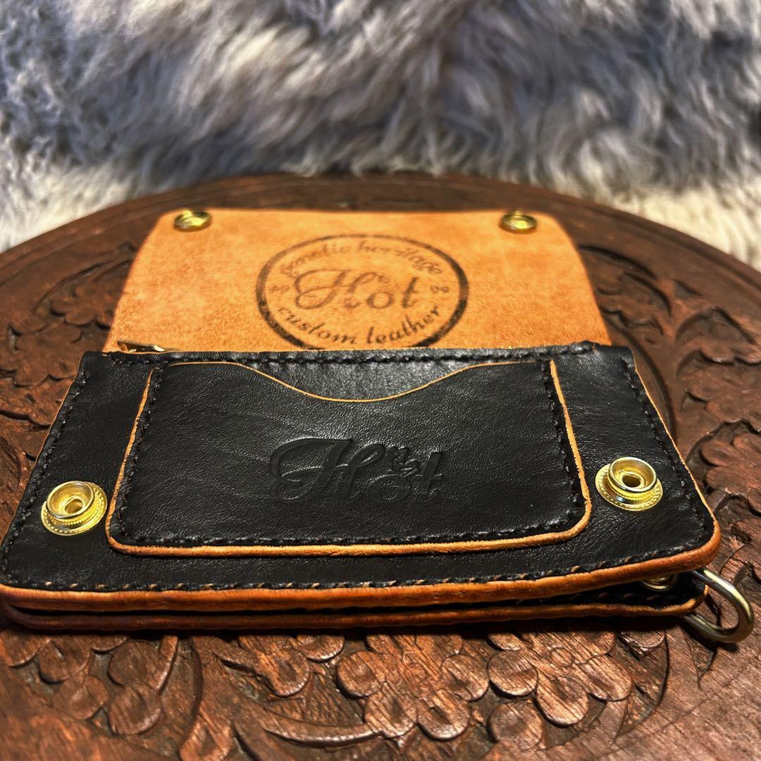トラッカーウォレットミドル　ホースハイド
