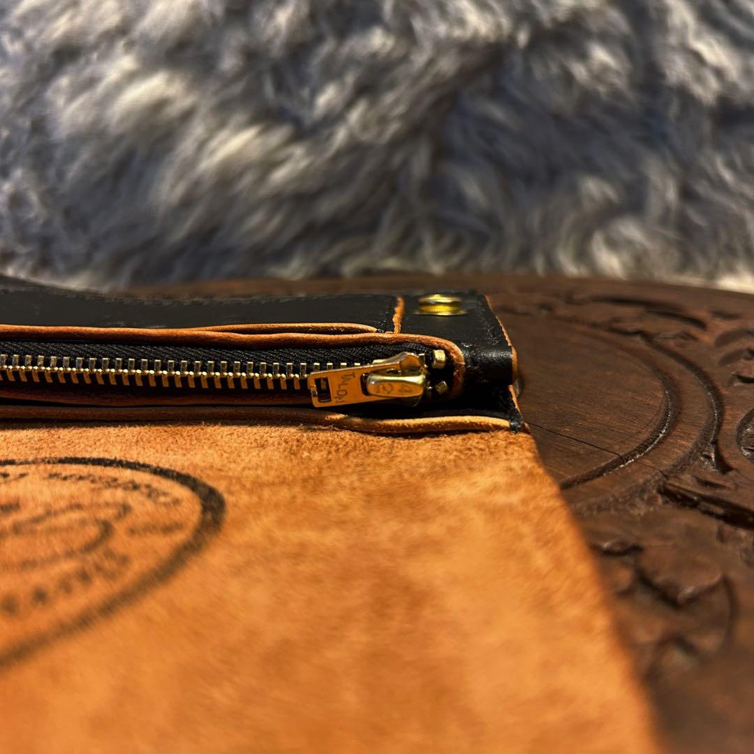 トラッカーウォレットミドル　ホースハイド