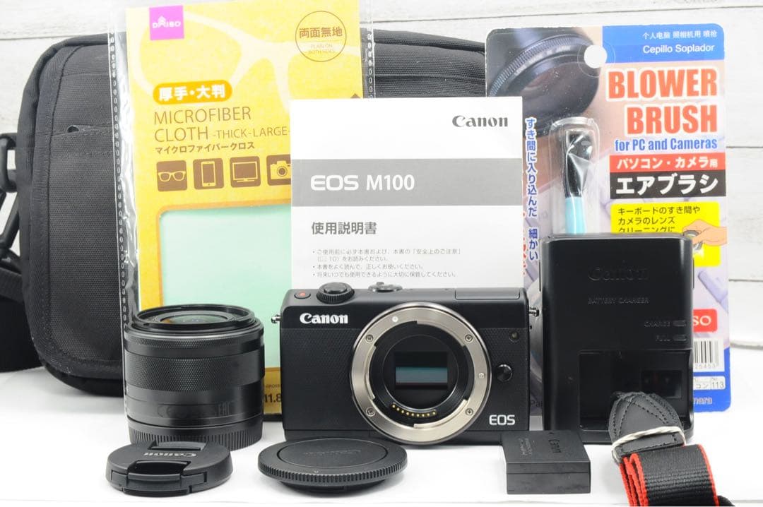 ❤️人気ミラーレス❤️Wi-Fi &自撮り❤️Canon EOS M100