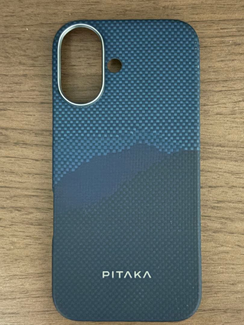 PITAKA iPhone 16用 浮織ケース MagSafe アラミド繊維製