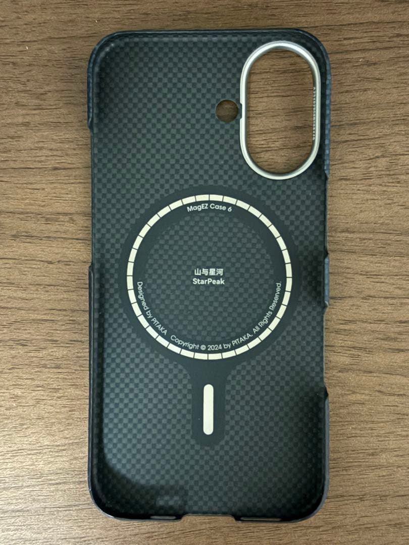 PITAKA iPhone 16用 浮織ケース MagSafe アラミド繊維製