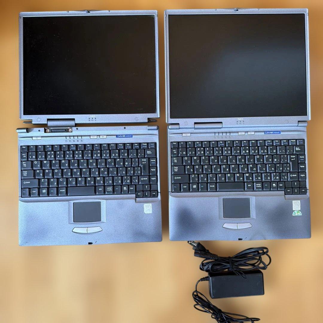 ジャンク 希少！ NEC LAVIE Windows2000 ノートPC 2台