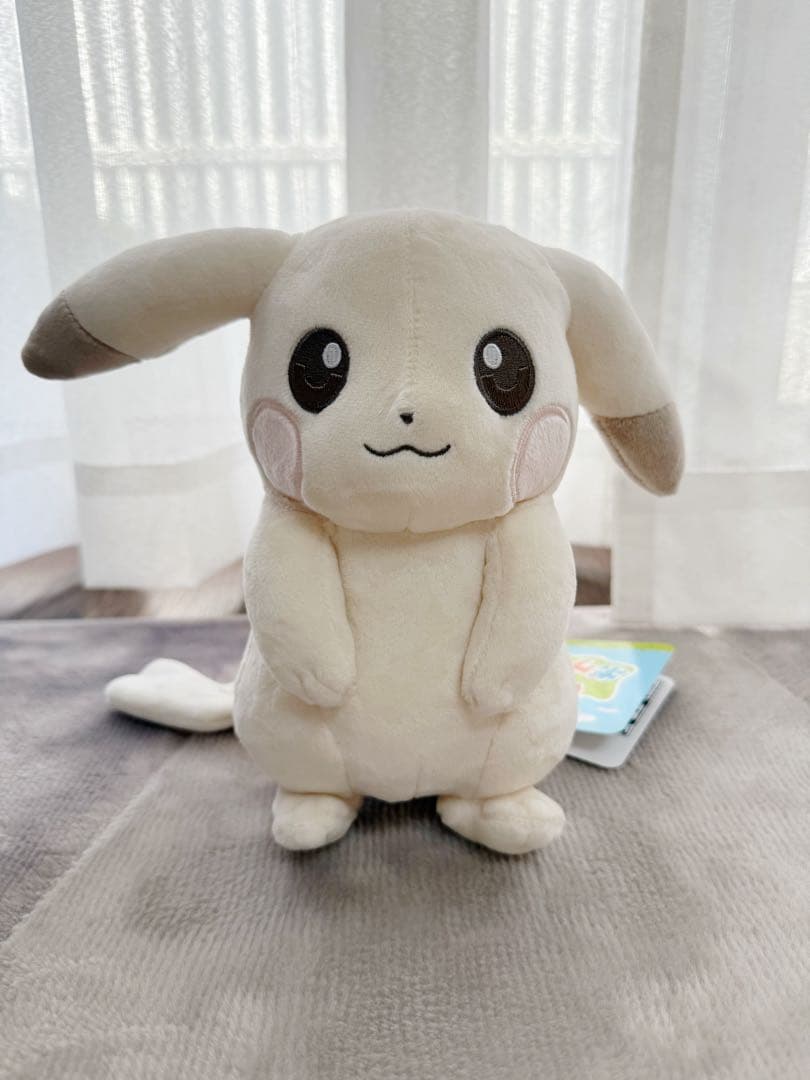 【新品】ぬいぐるみ ぽこ あ ポケモン ピカチュウ（うすいろ）