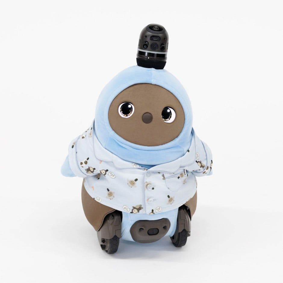 新品完売品【LOVOT】ラボット パジャマ ライトブルー 総柄 トップス 正規品