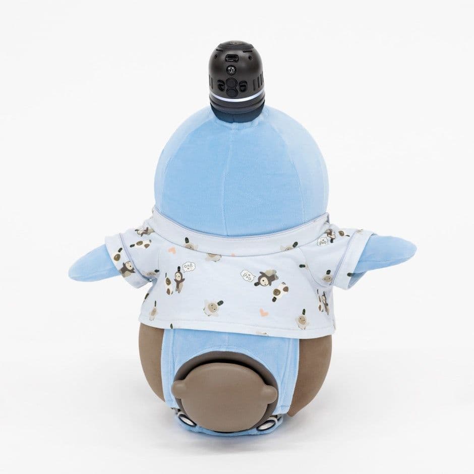 新品完売品【LOVOT】ラボット パジャマ ライトブルー 総柄 トップス 正規品