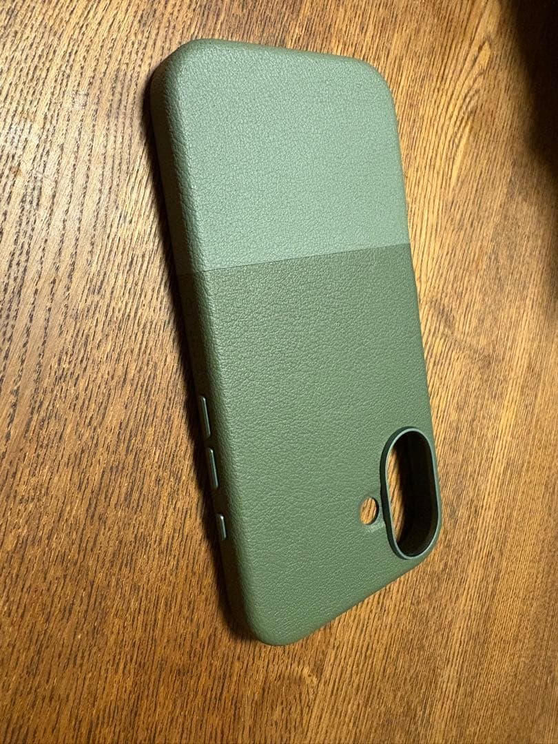iPhone16 Apple純正 MagSafe Cactus Leather