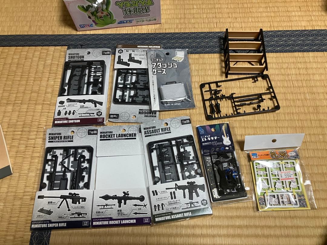 【プラモデル】　お嬢様ずんだもん　1/12 付属品多数