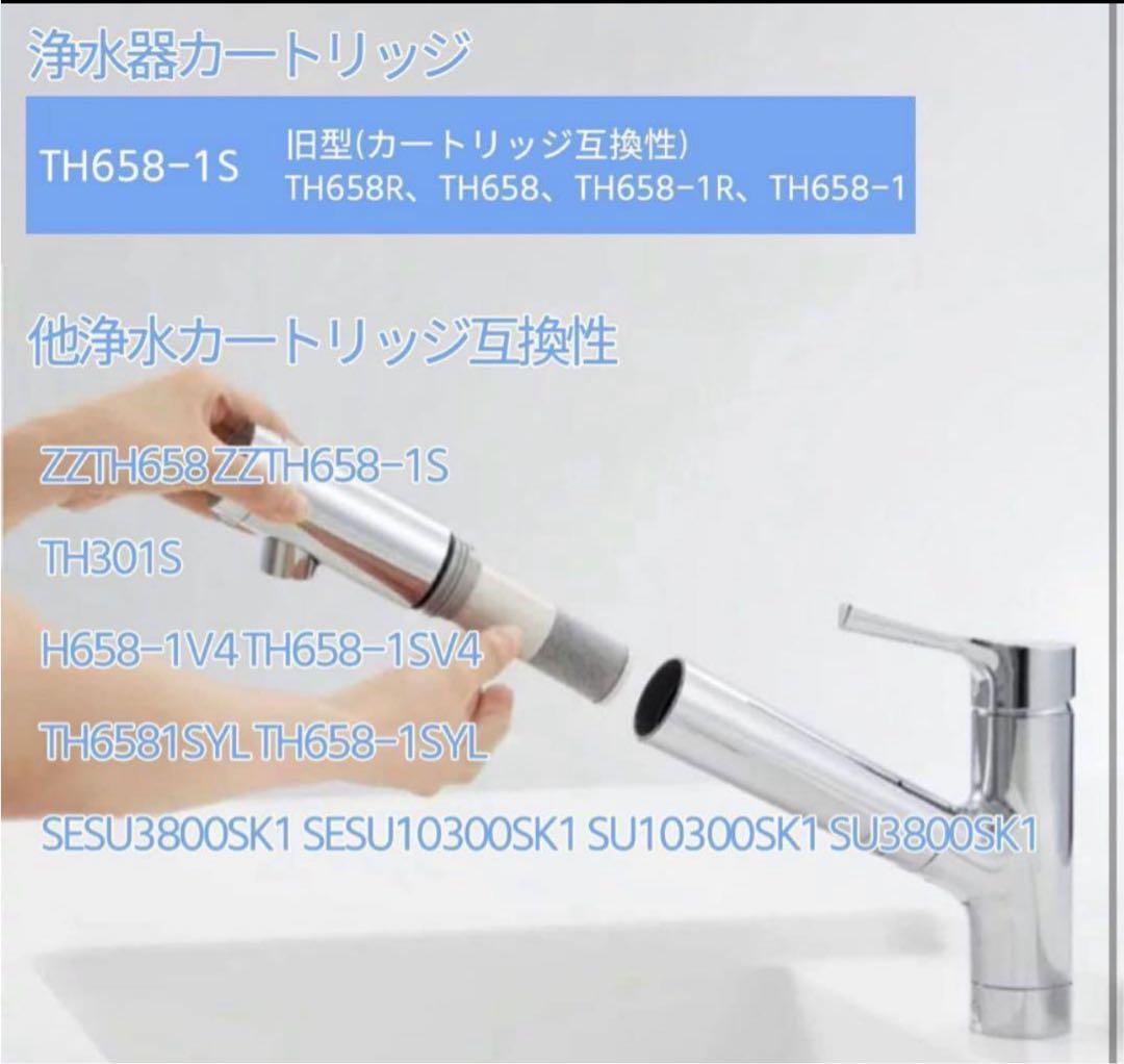 TH658-1S 交換用浄水器カートリッジ 2ケースセット‼️